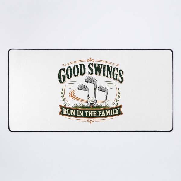Item preview, Good Swings Run In The Family Golf Player Gift designed and sold by Colorful Designs.