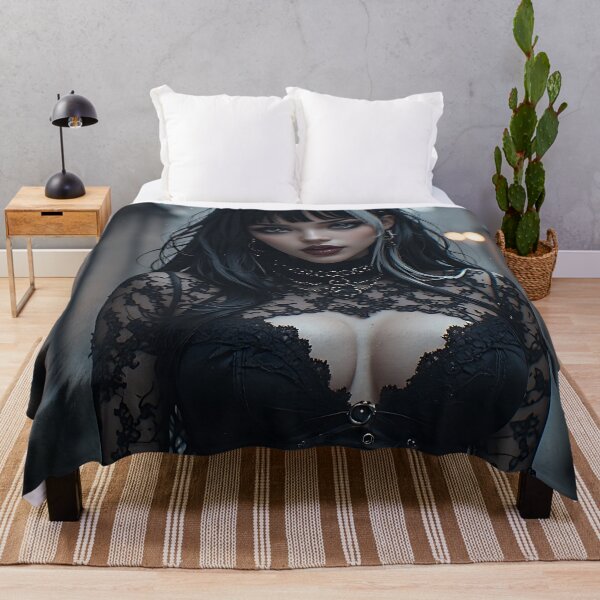 Item preview, Gothic Dark Fantasy Anime Woman Hot Goth Girl designed and sold by Your New Fixation.