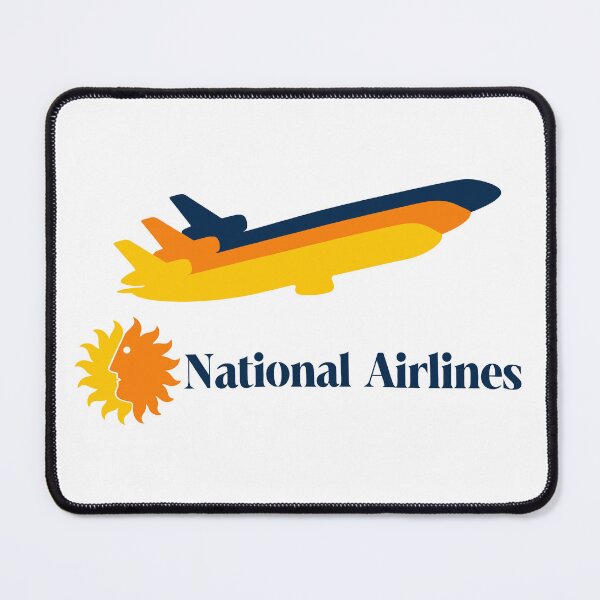 Item preview, National Airlines Retro Logo 1934–1980 – Vintage Sun King Airline Design designed and sold by RetroAviation.