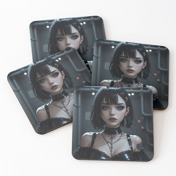 Item preview, Gothic Dark Fantasy Anime Woman Hot Goth Girl designed and sold by Your New Fixation.