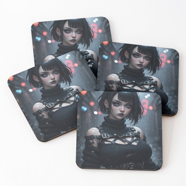 Item preview, Gothic Dark Fantasy Anime Woman Hot Goth Girl designed and sold by Your New Fixation.