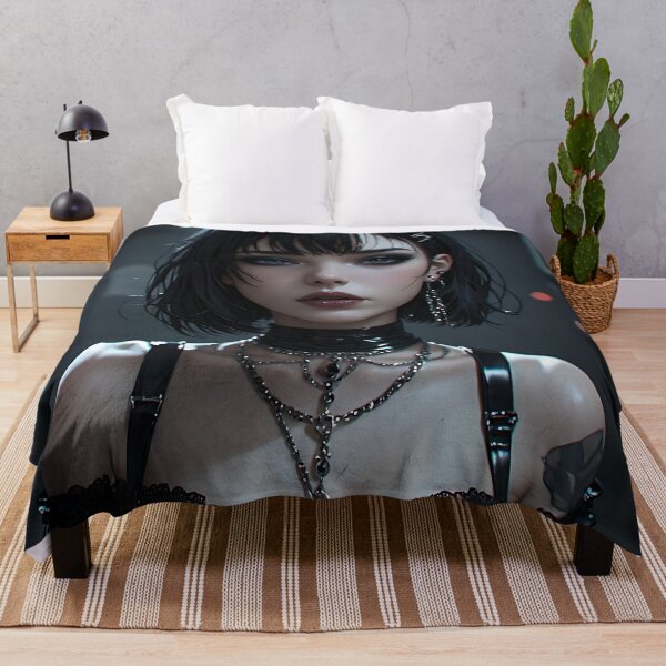 Item preview, Gothic Dark Fantasy Anime Woman Hot Goth Girl designed and sold by Your New Fixation.