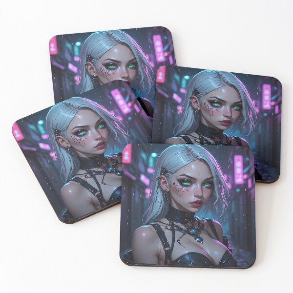 Item preview, Gothic Dark Fantasy Anime Woman Hot Goth Girl designed and sold by Your New Fixation.