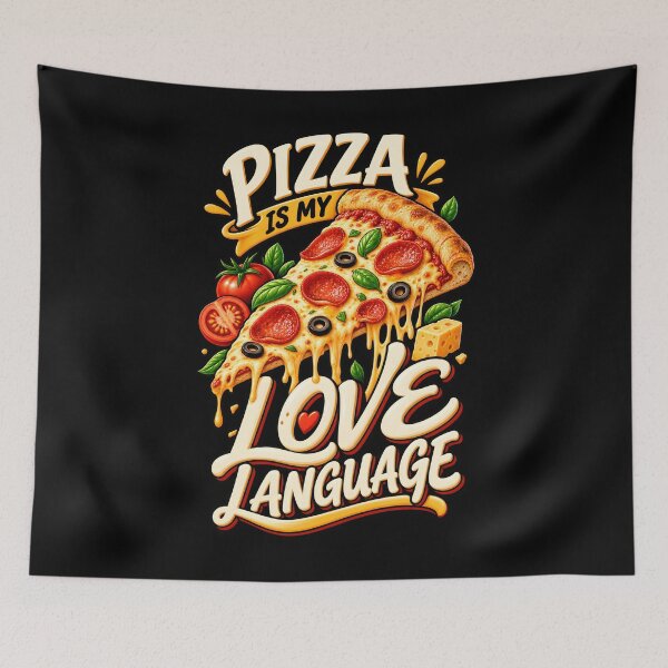 Item preview, Pizza Is My Love Language designed and sold by Ahsacom.