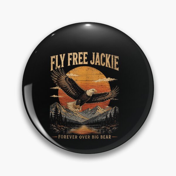 Item preview, Fly Free Jackie Eagle Memorial Tribute For Men Women designed and sold by LouisaOReilly.