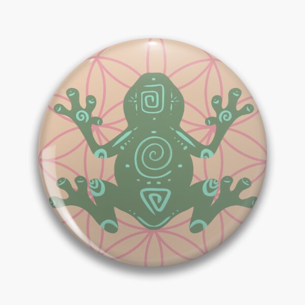 Item preview, Sacred Frog – Mystical Geometric Toad designed and sold by Chubby cheeks.