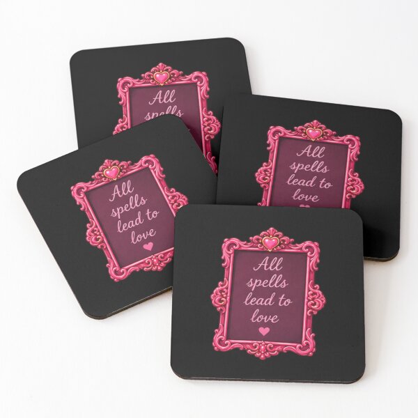 Item preview, All Spells Lead to Love designed and sold by ThePinkParlor.