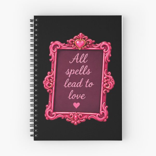 Item preview, All Spells Lead to Love designed and sold by ThePinkParlor.