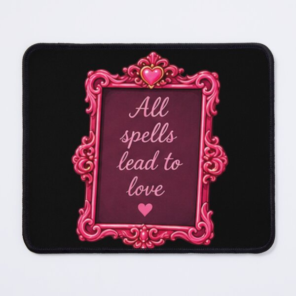 Item preview, All Spells Lead to Love designed and sold by ThePinkParlor.