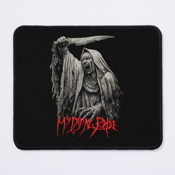 Item preview, Screaming Nun Holding Knife Dark Fantasy Horror designed and sold by ItsCassieJoy.