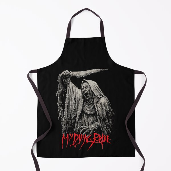 Item preview, Screaming Nun Holding Knife Dark Fantasy Horror designed and sold by ItsCassieJoy.