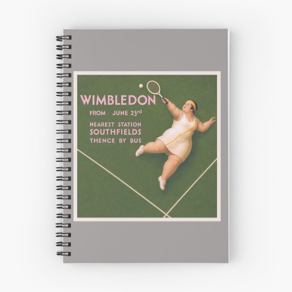 Item preview, Vintage Wimbledon Tennis Poster – Retro Women’s Tennis Art designed and sold by retrographics.