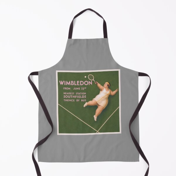 Item preview, Vintage Wimbledon Tennis Poster – Retro Women’s Tennis Art designed and sold by retrographics.