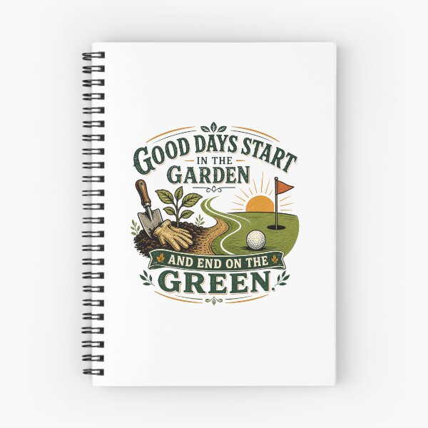 Item preview, Good Days Start In The Garden End On The Green designed and sold by Colorful Designs.