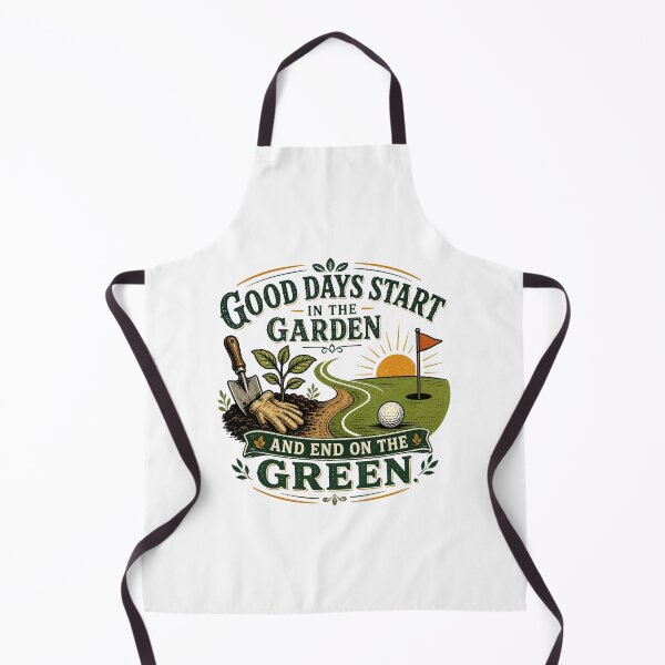 Item preview, Good Days Start In The Garden End On The Green designed and sold by Colorful Designs.