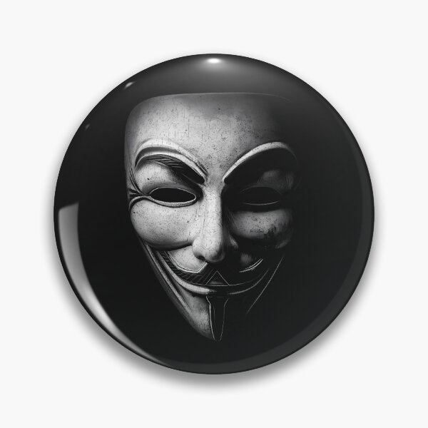 Item preview, Guy Fawkes Distressed Anonymous Mask Anonymous Vigilante designed and sold by ItsCassieJoy.