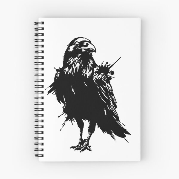 Item preview, Raven Minimalist Art.  designed and sold by OmikronStore.