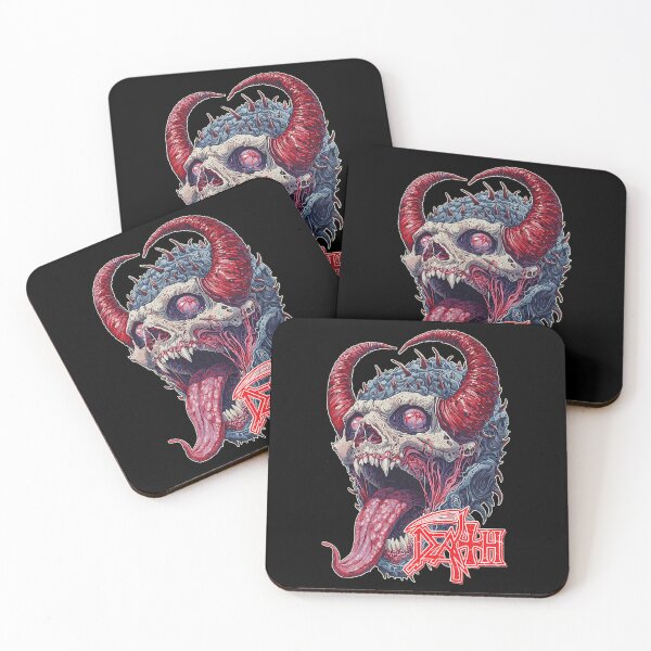 Item preview, Demonic Red Horned Skull Monster Gore Horror designed and sold by ItsCassieJoy.