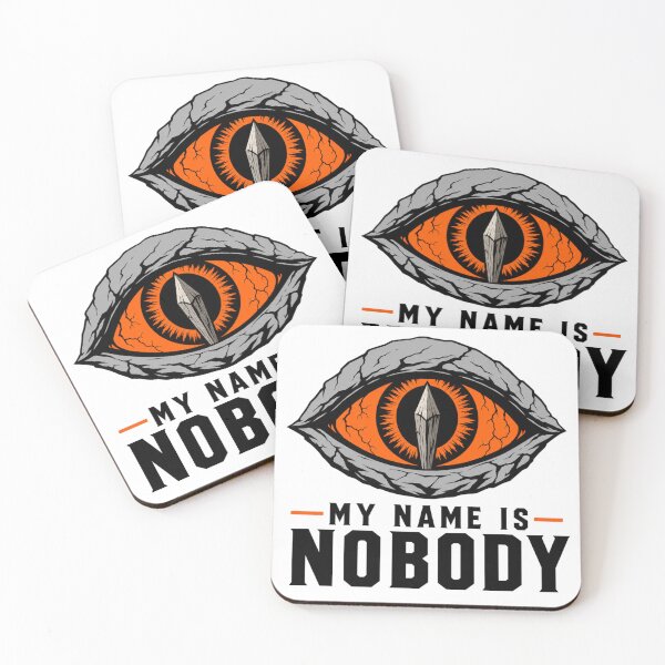 Item preview, My Name Is Nobody Cyclops Eye Polyphemus Blinding Dark Fantasy Illustration designed and sold by The Junto Shop.