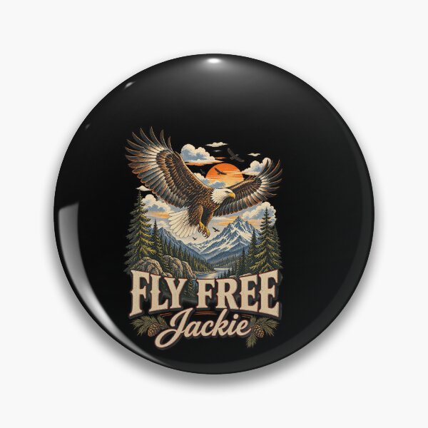Item preview, Jackie Fly Free Big Bear Eagle California Wildlife Tribute designed and sold by LouisaOReilly.
