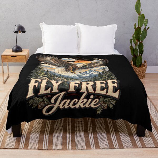 Item preview, Jackie Fly Free Big Bear Eagle California Wildlife Tribute designed and sold by LouisaOReilly.