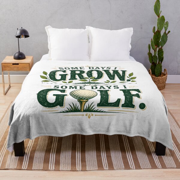 Item preview, Some Days I Grow Some Days I Golf Gardening designed and sold by Colorful Designs.