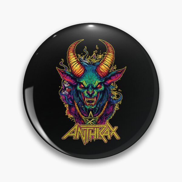 Item preview, Colorful Horned Demon Monster Pentagram Dark Fantasy designed and sold by ItsCassieJoy.