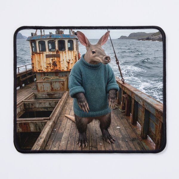 Item preview, Aardvark Fishes the Dangerous North Sea designed and sold by Tridentulus.