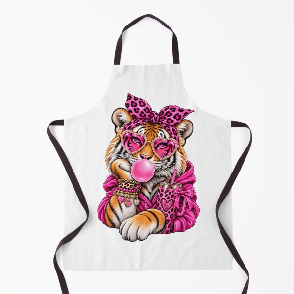 Item preview, Glam Pink Tiger with Heart Sunglasses – Cute Leopard Print Fashion designed and sold by DijaMar.