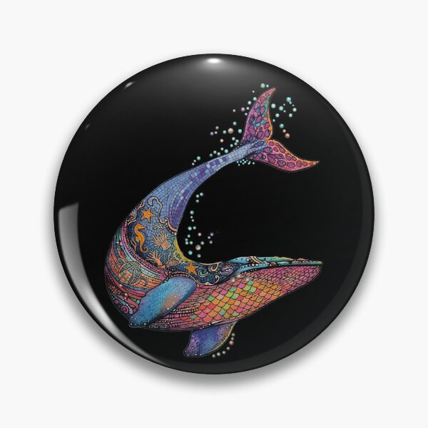 Item preview, WHALES, OCEAN ART, MARINE MAMMAL, LA MER, BOHO, BOHEMIAN DESIGN designed and sold by classic car craze.
