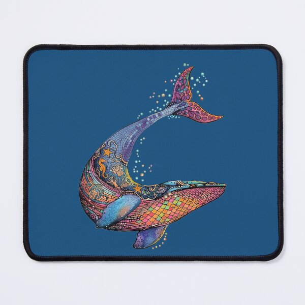 Item preview, WHALES, OCEAN ART, MARINE MAMMAL, LA MER, BOHO, BOHEMIAN DESIGN designed and sold by classic car craze.