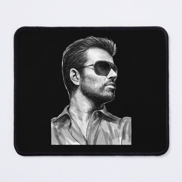 Item preview, Pencil Sketch Portrait Of Man Wearing Sunglasses And Collar designed and sold by JanetMoen.
