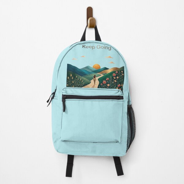 Item preview, Keep Going Luxe Emerald Mountain Sunrise Art designed and sold by Northern Glow Art.