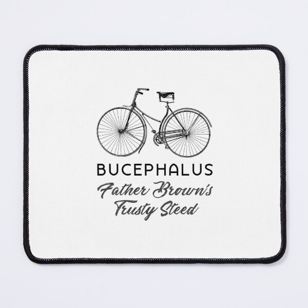 Item preview, Father Brown’s Trusty Steed (on White) designed and sold by PawsitiveMum3.