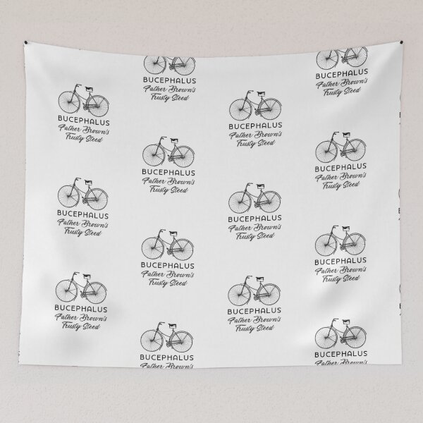 Item preview, Father Brown’s Trusty Steed (on White) designed and sold by PawsitiveMum3.
