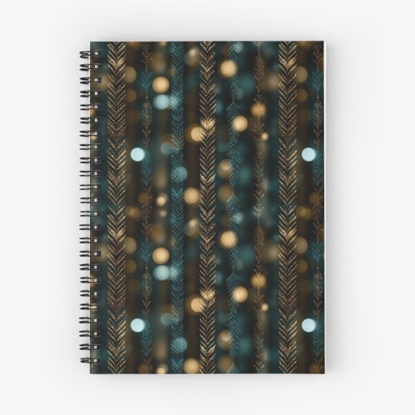 Item preview, Nordic braids metallic pattern designed and sold by filigreedigital.