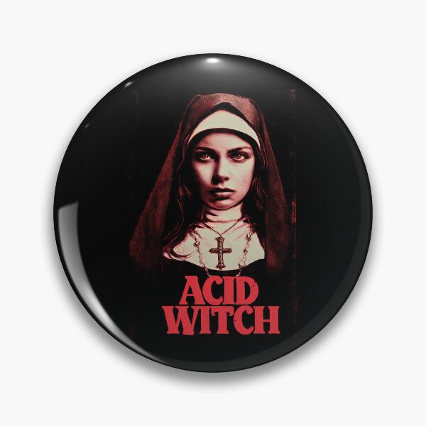 Item preview, Acid Witch Nun Sister Gabriela Red Horror Portrait designed and sold by Generous1961.