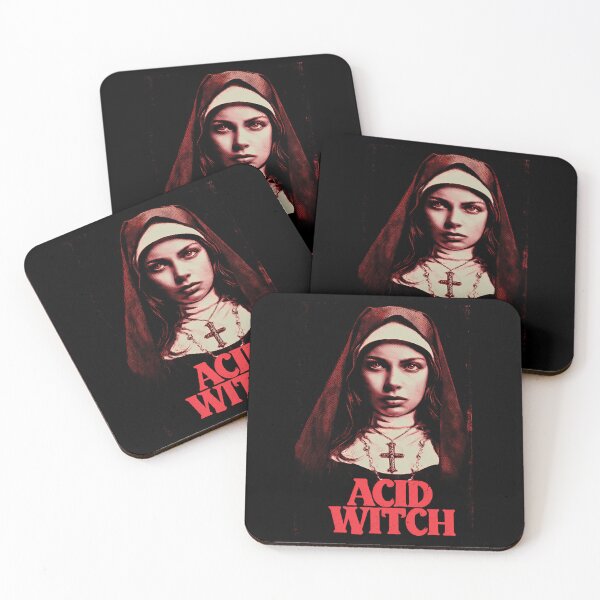 Item preview, Acid Witch Nun Sister Gabriela Red Horror Portrait designed and sold by Generous1961.