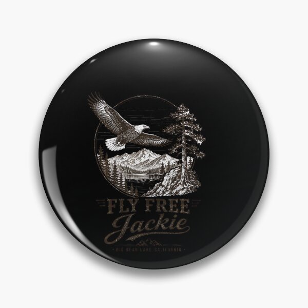 Item preview, Forever Watching The Sky Fly Free Jackie Eagle Memorial designed and sold by LouisaOReilly.