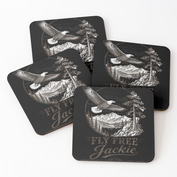 Item preview, Forever Watching The Sky Fly Free Jackie Eagle Memorial designed and sold by LouisaOReilly.