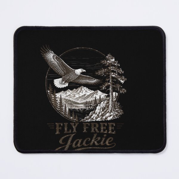 Item preview, Forever Watching The Sky Fly Free Jackie Eagle Memorial designed and sold by LouisaOReilly.