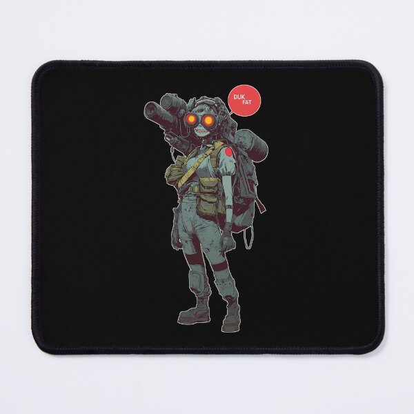 Item preview, Cyberpunk Soldier with Rocket Launcher and Gas Mask designed and sold by Generous1961.