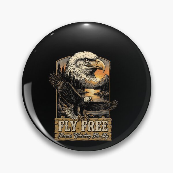 Item preview, Forever Watching The Sky Fly Free Jackie Eagle Memorial designed and sold by LouisaOReilly.