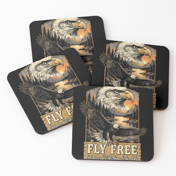 Item preview, Forever Watching The Sky Fly Free Jackie Eagle Memorial designed and sold by LouisaOReilly.