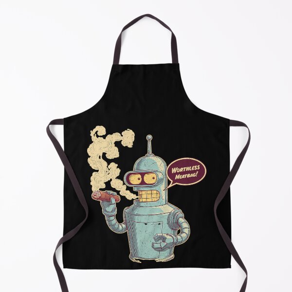 Item preview, Robotic Character Smoking Cigar Worthless Meatbag designed and sold by Generous1961.