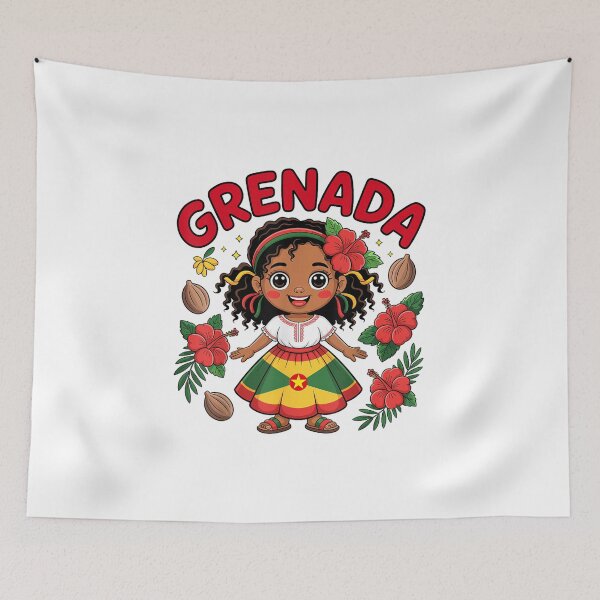 Item preview, Grenada Grenadian Girl designed and sold by goombi-creative.