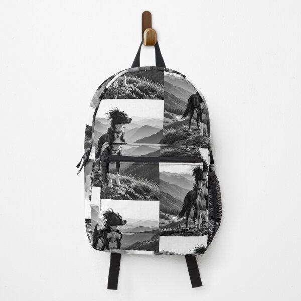 Item preview, Adventure Dog Mountain View – Inspirational Dog Lover Minimalist Line Art designed and sold by PixPixari.
