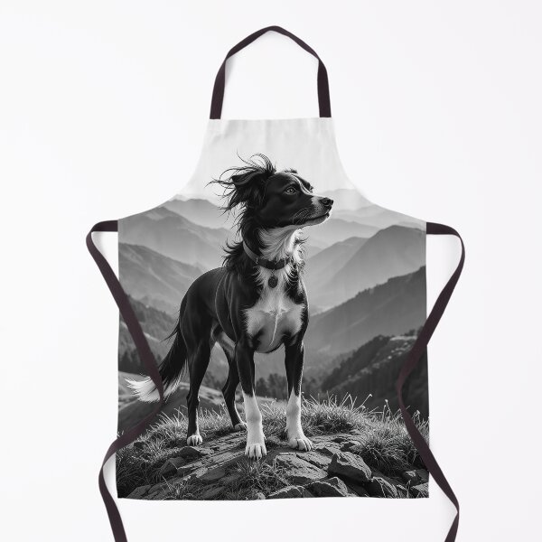 Item preview, Adventure Dog Mountain View – Inspirational Dog Lover Minimalist Line Art designed and sold by PixPixari.