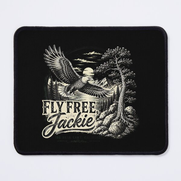 Item preview, Forever Watching The Sky Fly Free Jackie Eagle Memorial Tribute designed and sold by LouisaOReilly.