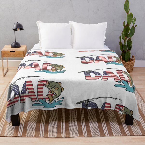 Item preview, Patriotic Fishing Dad designed and sold by LuloCreative.